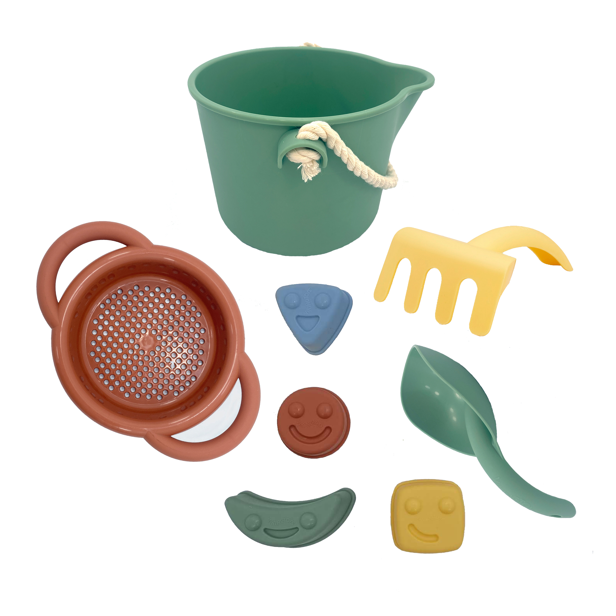 Re:line Bucket set with sand molds Happy Faces