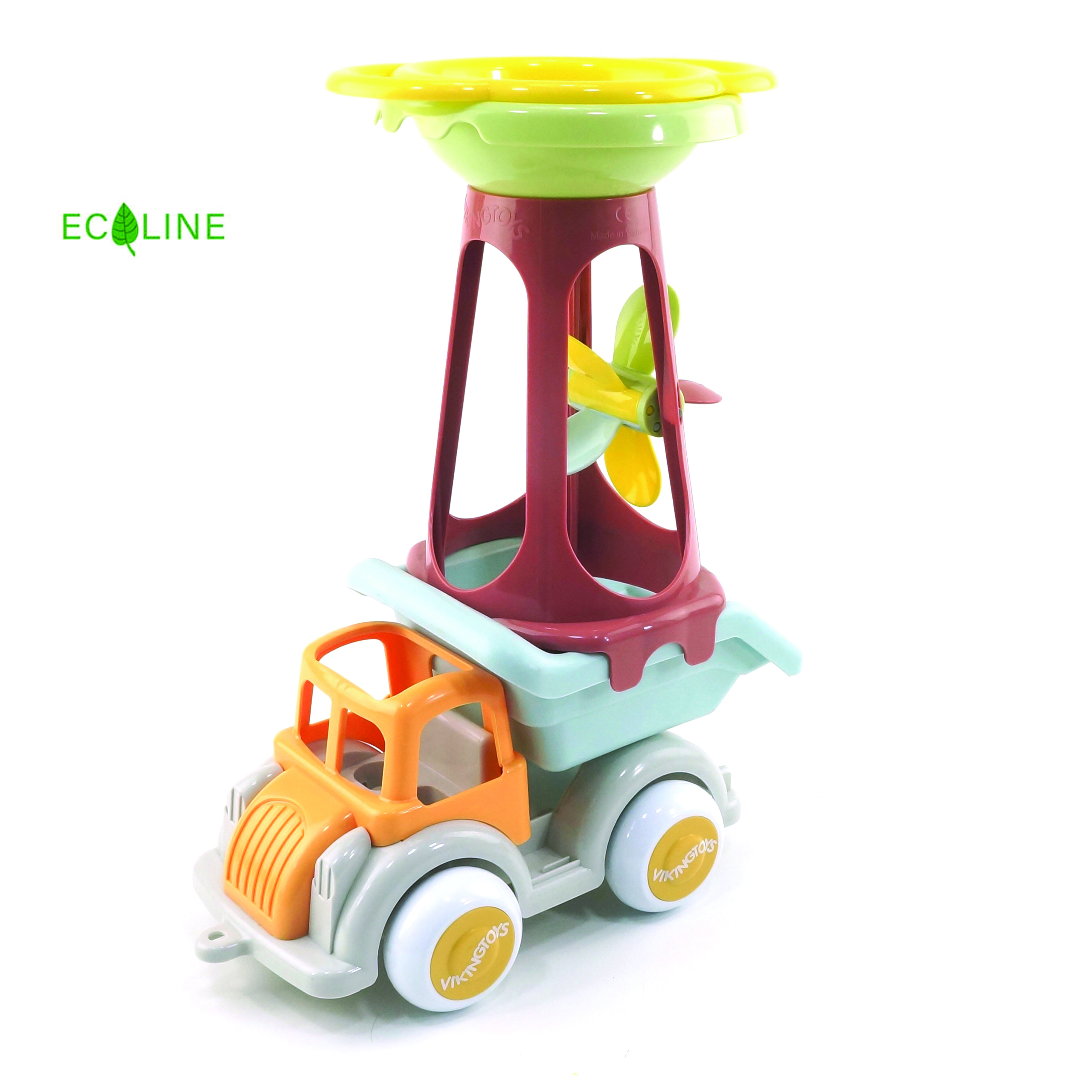 Ecoline Lastbil med sand- och vattenhjul